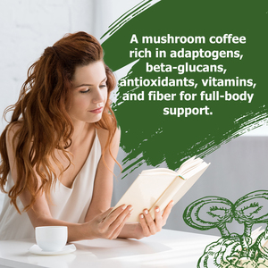 OEM ODM Mushroom Coffee Powder with Mushroom <b>Blend</b> Instant Arabica Coffee Support Gut Brain Health Energy Immunity Focus Mood - Product Image 3