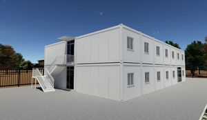 Pabrik langsung grosir murah kombinasi pekerja rumah kontainer rumah lipat - Product Image 2