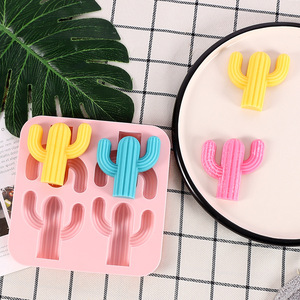 Spot Eco-Friendly Desert Cactus Silicone Disposable Baking Mold Ice Block Handmade <b>Soap</b> Bar Pudding Cake Chocolate - Product Image 3