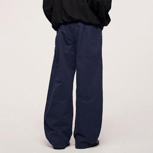 Nuovo abbigliamento da strada <span class=keywords><strong>pantaloni</strong></span> Cargo personalizzati oversize da <span class=keywords><strong>uomo</strong></span> in tinta unita <span class=keywords><strong>pantaloni</strong></span> da paracadute in cotone Mid Flat <span class=keywords><strong>pantaloni</strong></span> larghi larghi - Product Image 5
