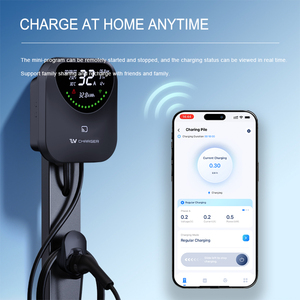<span class=keywords><strong>Cargador</strong></span> de Vehículos Eléctricos Inteligente Wallbox Nuevo de 7kW 32A TIPO 2 CCS2 con WiFi <span class=keywords><strong>para</strong></span> el Hogar, Aplicación y Resistencia a la Intemperie IP67 - Product Image 3