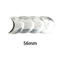 Autocollants d'emblème de logo pour enjoliveurs de jantes 56mm 65mm pour Peugeot 107 108 206 207 307 308 408 508 2008 3008