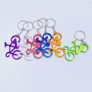 Porte-clés décapsuleur en métal avec logo personnalisé - Forme de mini vélo, outil pratique, cadeau promotionnel pour cyclistes, vente en gros - Product Image 6