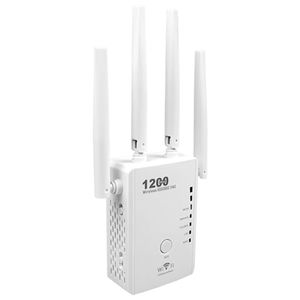 Répéteur <span class=keywords><strong>WiFi</strong></span> <span class=keywords><strong>avec</strong></span> extension de <span class=keywords><strong>port</strong></span>ée réseau longue distance 1200 Mbps, répéteur <span class=keywords><strong>WiFi</strong></span> 5 sans fil <span class=keywords><strong>avec</strong></span> deux ports <span class=keywords><strong>Ethernet</strong></span> 100M - Product Image 5