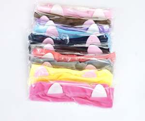 K2065 Fashion <b>Shower</b> <b>Caps</b> Women Hair Band Silk Head Cover Wide Elastic Night Sleep Hair Band - Product Image 5