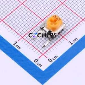 WH06-1C-202(2K) ตัวต้านทาน/โพเทนชิออมิเตอร์แบบปรับได้/โพเทนชิโอมิเตอร์ผ่านรู (THT) ตัวต้านทาน2Kohm 25% 100mW - Product Image 1