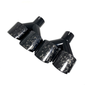 1 Par de Tubos de <span class=keywords><strong>Escape</strong></span> Cuádruples de Fibra de Carbono Forjada Brillante, Puntas de <span class=keywords><strong>Escape</strong></span> de Acero Inoxidable <span class=keywords><strong>para</strong></span> Sistema de <span class=keywords><strong>Escape</strong></span> <span class=keywords><strong>Akrapovic</strong></span> - Product Image 2