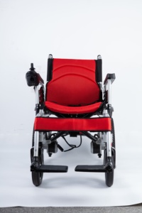 <span class=keywords><strong>Fauteuil</strong></span> roulant électrique pliable, chaise de mobilité portable pour personnes âgées avec télécommande, moteur puissant et transport facile - Product Image 4