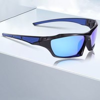 Lunettes de soleil de cyclisme polarisées Vision nocturne Film couleur coupe-vent PC cadre lunettes de Ski pour Sports de plein air alpinisme verre
