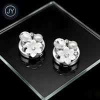 Boutons de manchette fantaisie en métal JINYU pour femmes - Durables, écologiques, sans nickel, utilisables en toutes saisons