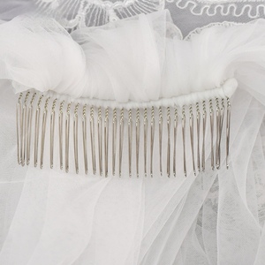 <span class=keywords><strong>Voile</strong></span> de mariée LUOXIN longueur cathédrale avec bordure en dentelle, élégant <span class=keywords><strong>voile</strong></span> de mariage grandiose pour robe de mariée - Product Image 6