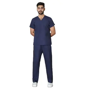 Uniform set uniform beauty salon workwear nursing uniform scrubs lab coat Men & Women Short Sleeve Tops+Pants