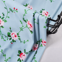 Housses de canapé et de chaise extensibles en tissu tricoté Spandex/Polyester Soie de Lait, respirantes, légères, résistantes aux plis, à motif floral, directement de l'usine