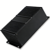 Usinage CNC sur mesure pour boîtier de dissipateur thermique en aluminium, pièces de refroidissement de précision pour appareils électroniques, service de prototypage à partir d'une pièce (MOQ)