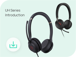 Casque filaire Yealink UH37 avec double microphone USB-C/A, réduction de bruit, égaliseur dynamique, casque supra-auriculaire filaire - Product Image 2