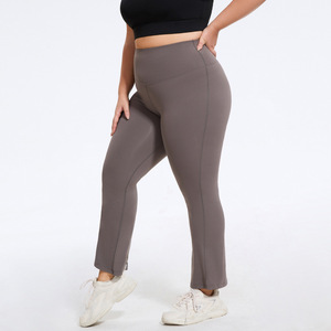 <span class=keywords><strong>Leggings</strong></span> da donna Plus Size a vita alta da Yoga pantaloni Fitness alla moda stile pesca <span class=keywords><strong>effetto</strong></span> dimagrante Casual svasato a vita media <span class=keywords><strong>Leggings</strong></span> - Product Image 6