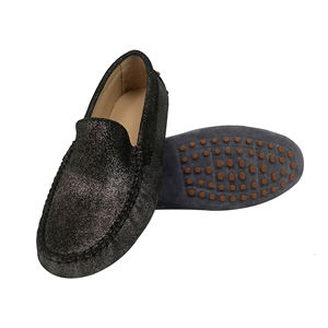 <span class=keywords><strong>Luxe</strong></span> unisexe Penny <span class=keywords><strong>mocassin</strong></span> chaussures chaussures habillées et Oxfords imperméable en cuir véritable dernier mocassins <span class=keywords><strong>daim</strong></span> bateau chaussures pour hommes - Product Image 5