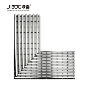 Grilles d'évacuation d'angle à haut débit personnalisées, amovibles pour un nettoyage facile, matériaux de construction pour la construction de maisons - Product Image 2