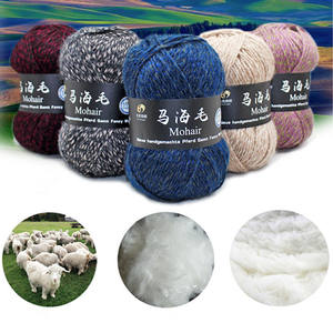 Foulard en laine tissé à la main, nouveau, afrique du sud, Mohair, laine brute, aiguille, manteau, écharpe, tampon fantaisie d'hiver, ligne à teinture - Product Image 4