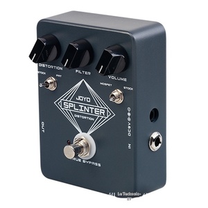 Pédale de Distorsion Musicale Classique JOYO JF-21 SPLINTER Effet Fuzzy et Distorsion True Bypass en Alliage d'Aluminium avec Peinture Cuite - Product Image 2