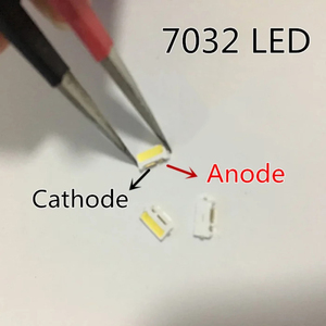 200piece/lot FOR <strong>repair</strong> LCD TV LED backlight <strong>Article</strong> lamp SMD LEDs Side shine 3V 7032 Cold white light emitting diode - Product Image 1