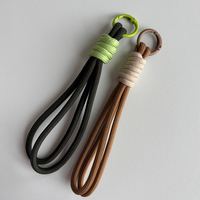 Cordon tressé noué coloré de 15 cm, cordon de téléphone anti-perte, corde de suspension pour téléphone, clés, sacs à main, jouets en peluche