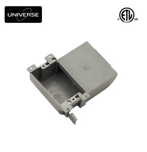 ETL認証済み 1ギャング <span class=keywords><strong>PVC</strong></span>製 オールドワーク 18立方インチ リモデルボックス ジャンクションボックス プラスチック製電気ボックス コンセント/スイッチボックス エンクロージャボックス フリップカバー - Product Image 2