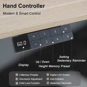 โต๊ะตั้งคอมพิวเตอร์ปรับความสูงได้มอเตอร์คู่สำหรับบ้านสำนักงานปรับได้ - Product Image 6