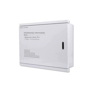 White Powder Coated Steel Distribution Box IP54 Electrical Enclosure Multimedia Protection Cabinet - Product Image 5