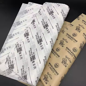 Tùy chỉnh in cấp thực phẩm Giấy gói butcher Giấy không thấm mỡ thịt bao bì Deli bọc CuộN - Product Image 2