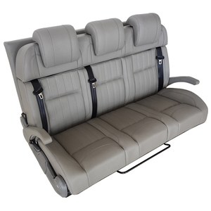 <span class=keywords><strong>Asiento</strong></span> de Autocaravana Personalizado de Fábrica ODM, <span class=keywords><strong>Asiento</strong></span> Cama Rock and Roll de 3 Plazas, Revestimiento de Cuero PU Impermeable, Seguridad de 3 Puntos - Product Image 2