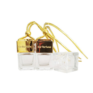 Mini botella difusora de perfume personalizada de 5ml y 8ml, botella difusora cuadrada colgante para coche - Product Image 3
