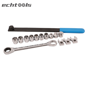 15pcs ô tô cờ lê công cụ thiết lập Kit có thể điều chỉnh 13mm 19mm quán tính tensioner ròng rọc ratcheting <span class=keywords><strong>Serpentine</strong></span> vành đai cờ lê ec1451 - Product Image 5