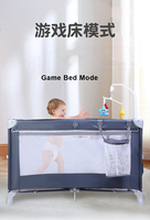 Lit bébé pliant personnalisé OEM avec lit d'appoint mobile 0-6 ans, vente chaude, pour chambre et hôpital, avec logo
