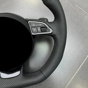 Pour Audi A4 A5 A6 A7 A6 C7 Rs3  Cuir perforé pour volant Audi A6 C7 2017 pour volant Audi A7 - Product Image 3