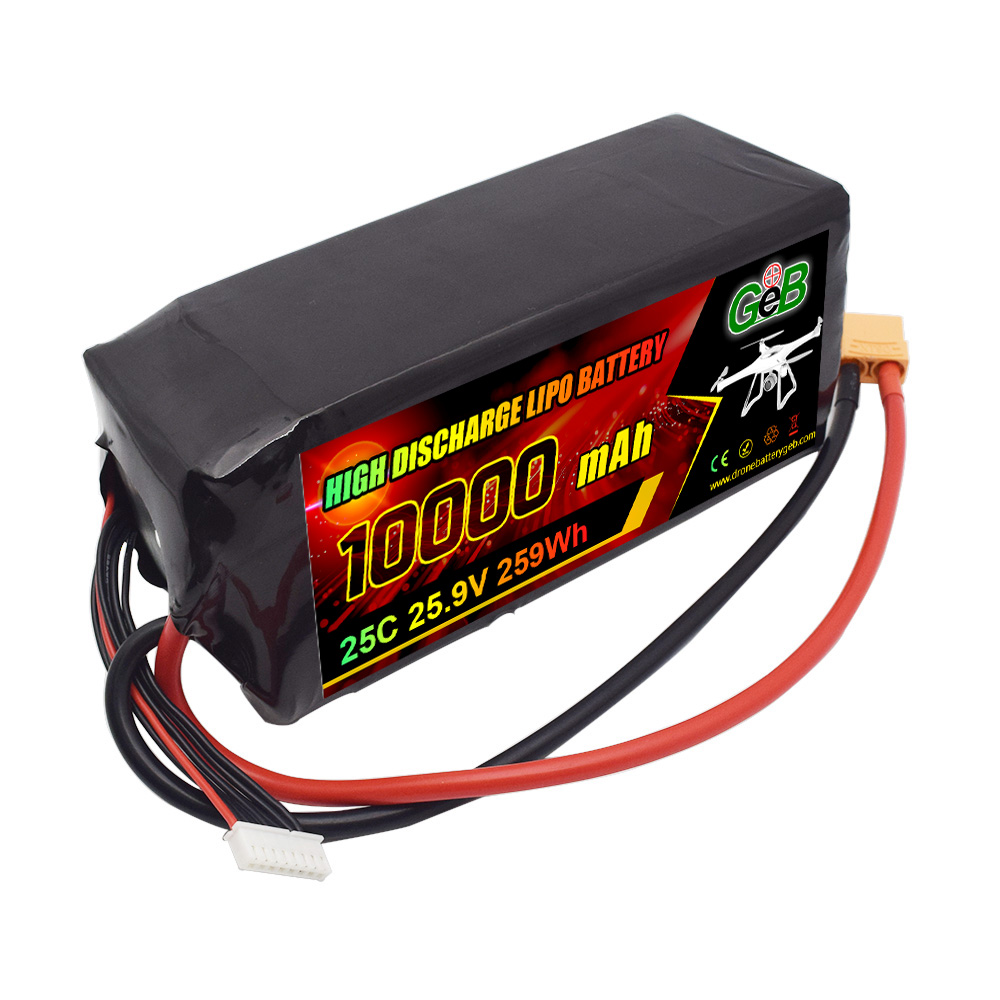 GEB 50C 74C 100C 3S 6S RC Battery 11.1V 22.2V Pouch Rechargeable Lithium Ion Batteries for Drones Accessories