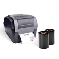 20 piezas 110Mm * 300M 30Mm X 100M holograma tinta resina Cinta de transferencia térmica para impresora de etiquetas