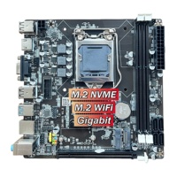 Nueva Placa Base para Computadora de Escritorio H81S-ITX, 1150 Pines, DDR3, Compatible con CPU I3/I5/I7, Tarjeta de Red Gigabit, M.2 Intel Doble