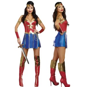 Disfraz de Halloween de la Princesa <span class=keywords><strong>Supergirl</strong></span> para Mujer, Vestido con Componentes de Traje y Diseño de Corsé - Product Image 4