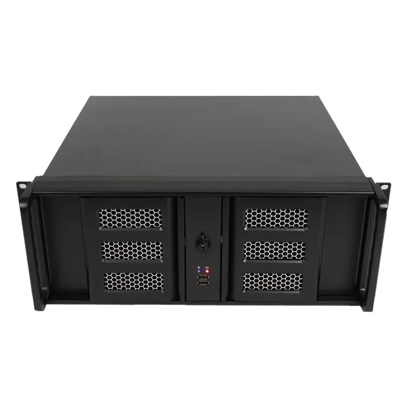 19-Zoll-4U-Rackmount-IPC-Servergehäuse 6-Bay-Hot-Swap-Speicherservergehäuse