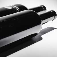 Botellas de Vidrio Negro para Ron de 500 ml, 700 ml, 750 ml, Personalizadas, de Alta Calidad y Buen Precio