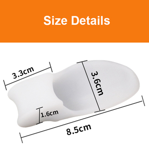 Séparateur d'attelle pour gros orteils Lisseur Oignon Coussin Correcteur Chaussures en silicone <span class=keywords><strong>Redresser</strong></span> <span class=keywords><strong>Hallux</strong></span> <span class=keywords><strong>Valgus</strong></span> - Product Image 5