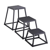 Plataforma de Salto Pliométrico Desmontable, Caja de Salto Progresiva para Entrenamiento Físico en Gimnasio
