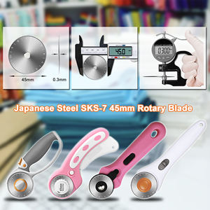 Juego de cuchillas rotativas para Olfa, cortador rotativo de SKS-7, hoja plateada de 45mm, 5 uds./10 Uds., gran oferta - Product Image 6
