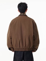 Blouson Bomber Personnalisé 2026 Style Streetwear Hip Hop Imperméable Coupe-Vent Réversible avec Logo Frontal pour Usage Quotidien