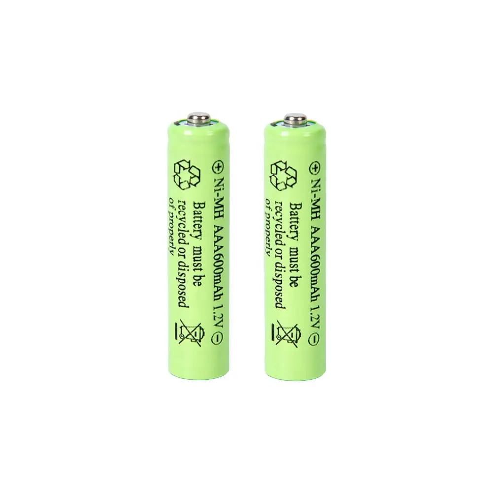 ni-mh 600mah 1.2v pilas recargables aaa batteries