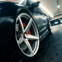 Rines de Aleación Forjados Personalizados SL 19-26 Pulgadas 21x9.5 22x12.5 23x11 5x112 5x120 Plateados de 5 Radios para Audi A6 S6 RS6