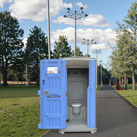 Toilettes mobiles en plastique HDPE, toilettes portables modernes, sanitaires portables pliables, utilisation en extérieur sur chantier, location de WC