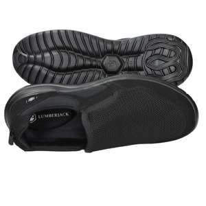 Mocassins Homme Lumberjack Noirs à Talon de 3,5 cm, Dessus en Maille Respirante, Semelle Extérieure en Caoutchouc, Chaussures Confortables pour la Marche - Product Image 6