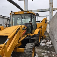 Chargeur frontal d'occasion JCB3X de chargeur de pelle rétrocaveuse d'occasion d'efficacité de fonctionnement élevée avec le prix bon marché